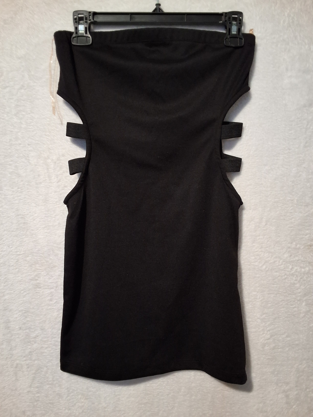 Love Culture Black Cutout Mini Dress